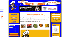 Desktop Screenshot of easy-healthy-recipes-for-kids.com